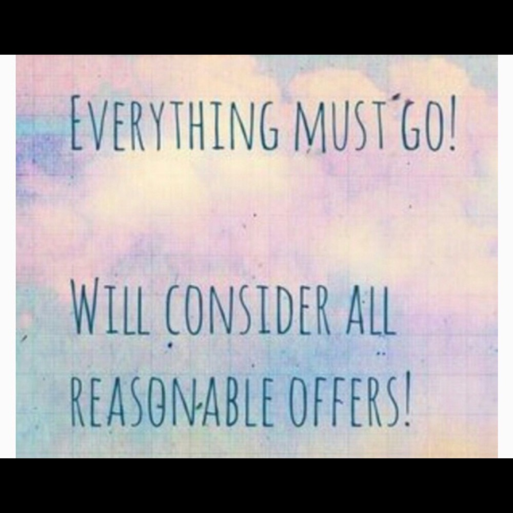 Submit any REASONABLE offer, no low ballers please